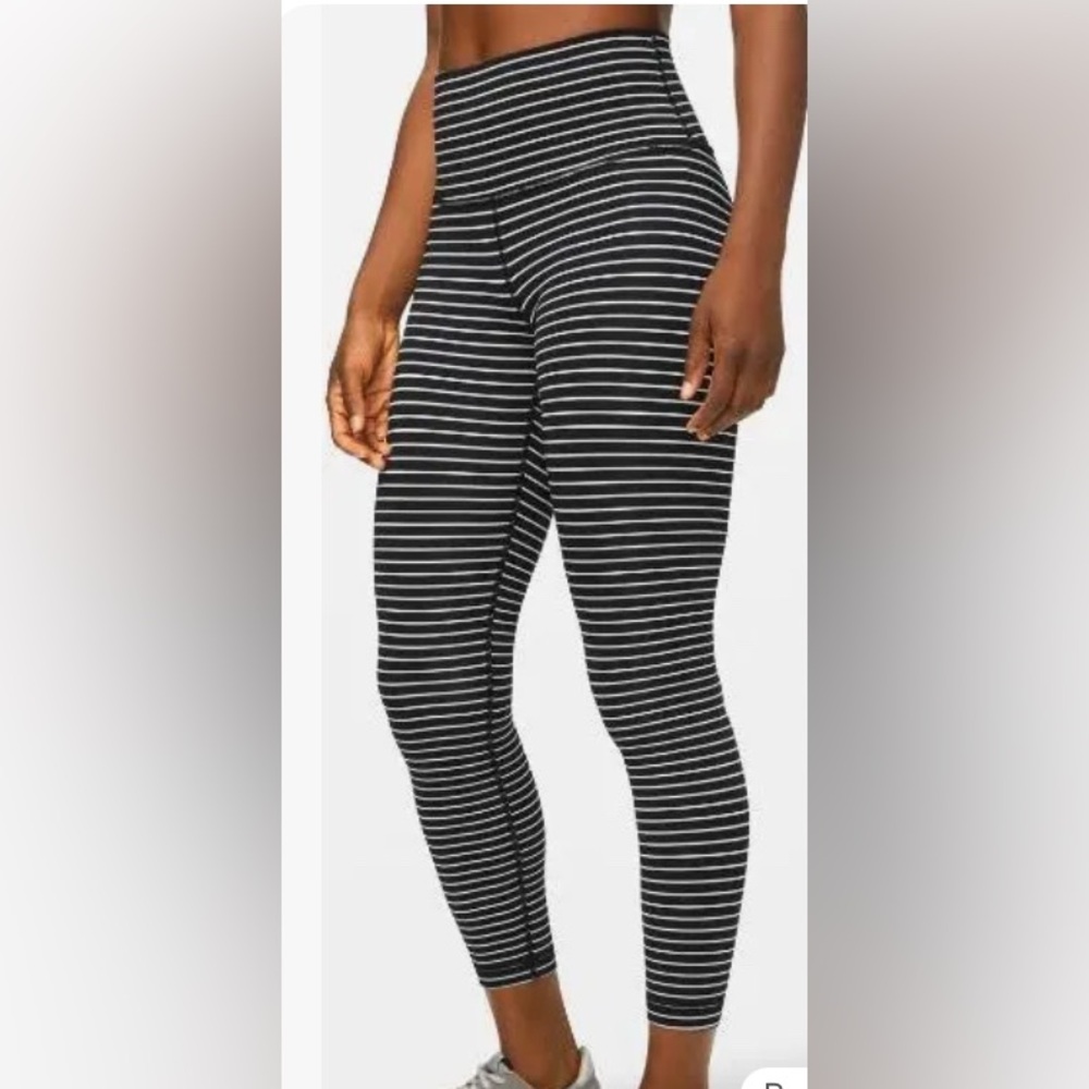 Lululemon Wonder Under Striped Tights